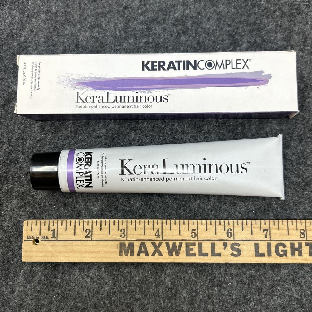 2PK Keratin Complex KeraBrilliance 7.4 7C Medium Copper Blonde Demi Color SEALED